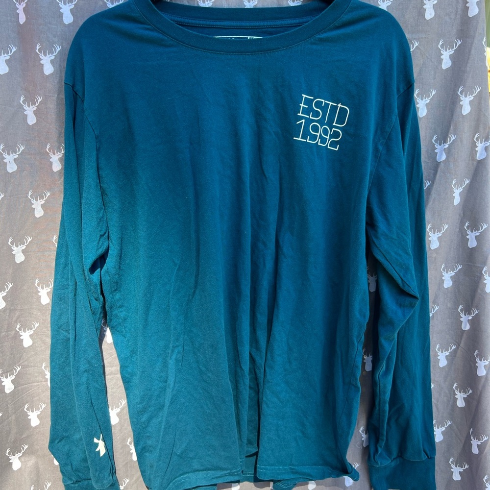 Dutch Bros Teal Long Sleeve  Tee